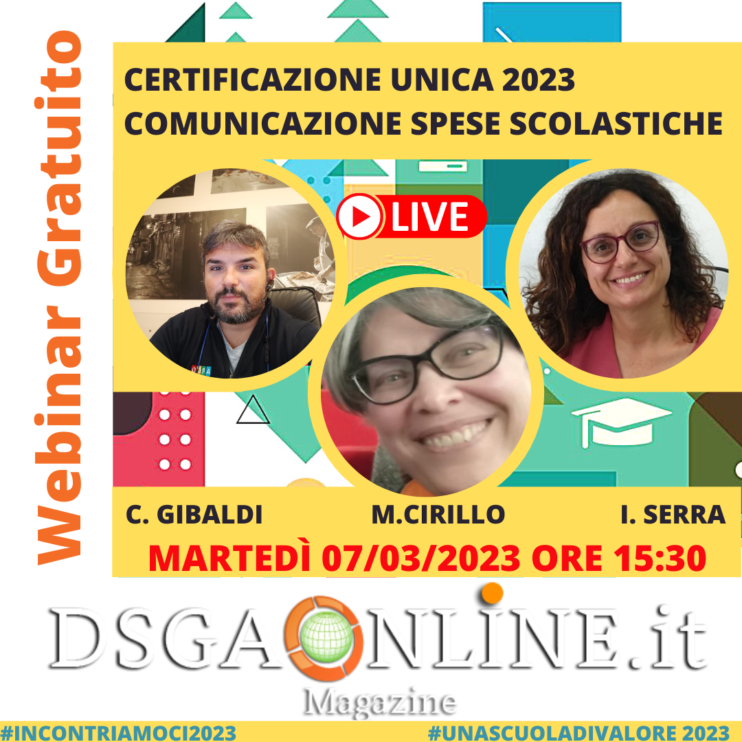 Certificazione Unica 2023 Comunicazione Spese Scolastiche Con Ivana Certificazione Unica 2023 Comunicazione Spese Scolastiche Con Ivana