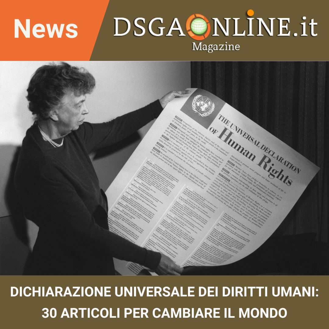 Dichiarazione Universale Dei Diritti Umani 30 Articoli Per Cambiare Il