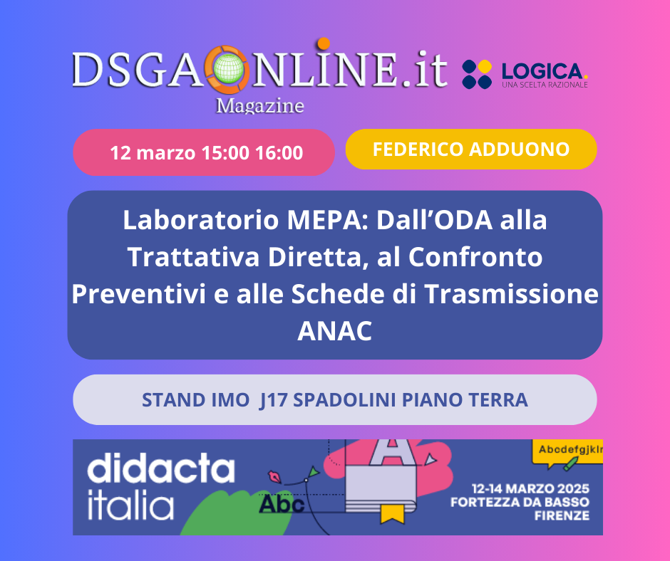 Laboratorio MEPA Dall ODA Alla Trattativa Diretta Al Confronto Laboratorio MEPA Dall ODA Alla Trattativa Diretta Al Confronto